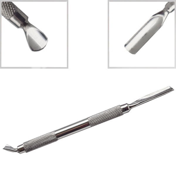 Pro Impressions Double Ended Cuticle Pusher (Hoof - Manicure Pedicure Gel Tool)