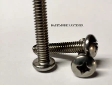  Pan Head Phillips Machine Screws Stainless Steel  #1/4-20 x 2-1/2" Qty-25