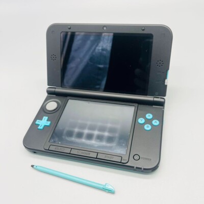 NINTENDO 3DS LL XL Game Console Stylus Pen Turquoise Black Limited