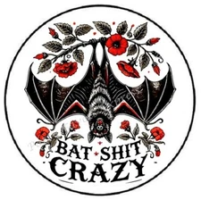 BAT SH*! CRAZY ENVELOPE SEALS LABELS STICKERS PARTY FAVORS