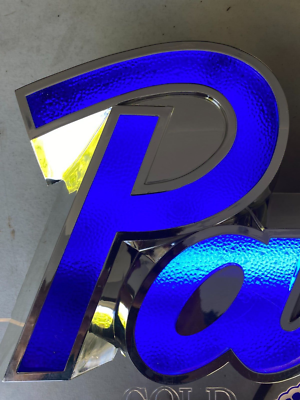 Vintage Pabst Blue Ribbon Beer Lighted Light Jewelry Sign PBR | eBay