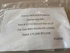 ENERCO 11731 NATURAL TO LP CONVERSION KIT ER-2/ERXL 175,000 BTU