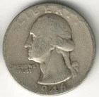 USA - 1946D - Washington ¼ $ - Silver Eagle - Rare - #15027RG