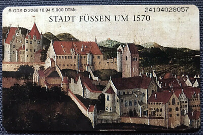 O 2268 10.94 6 DM 700 Jahre Stadt Füssen um 1570 Kunst 5000 Ex. Neu ...