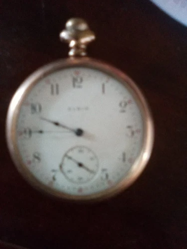 Junk Waltham Antique Pocket Watch Manual 7J Gold Filled Open Face USA 1908