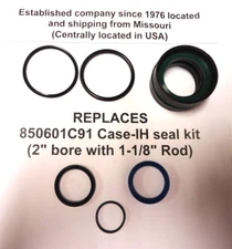 850601C91 Case-IH replacement cylinder seal kit (2" bore with 1-1/8" Rod) 