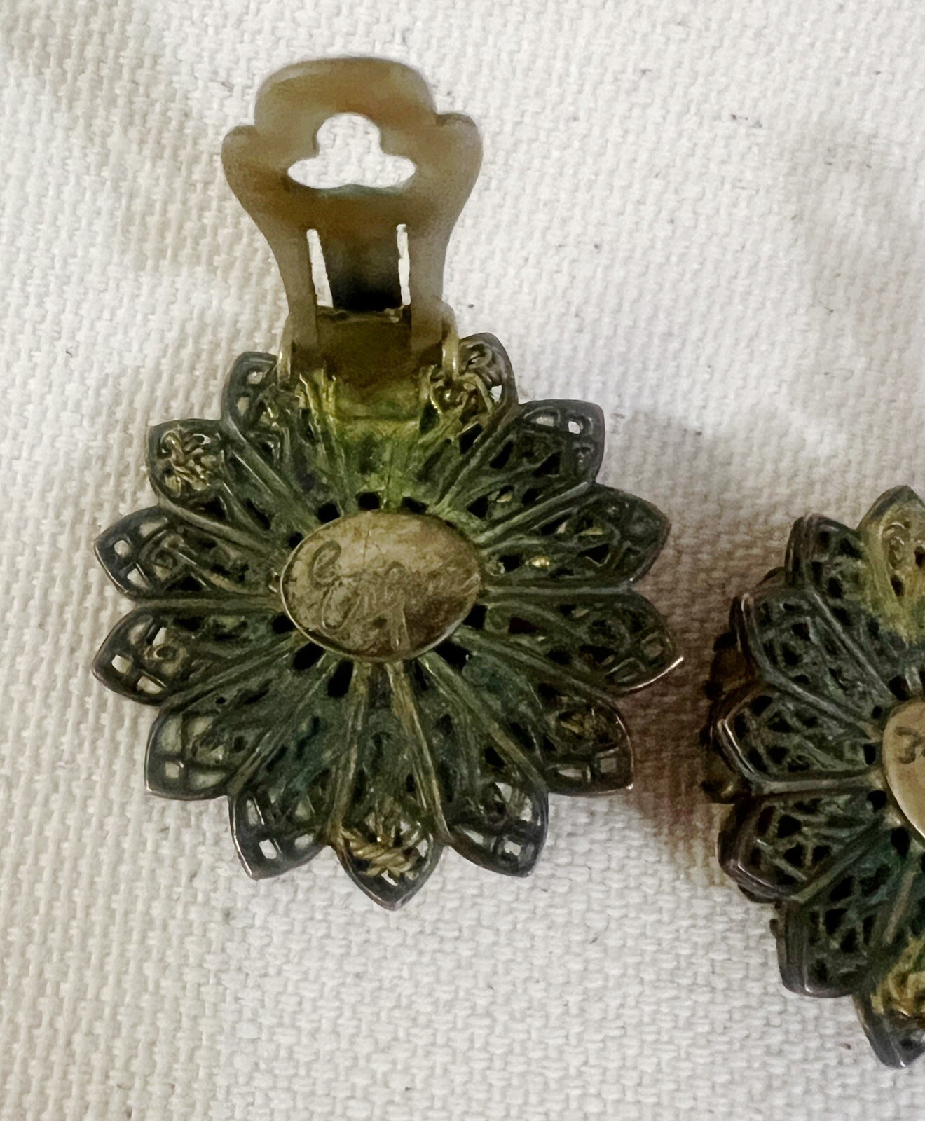 Vintage Signed Eugene Earrings - image 5