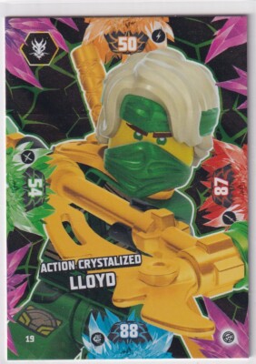 acgカード　　Legend    of     SP⭐︎89 Lego Ninjago Serie 8 TCG Karte Nr. 19 Action Crystalized Lloyd | eBay