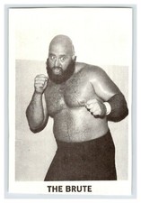 THE BRUTE 1970s Photo Wrestling Magazine 3.5" X 5" Clipping MX77
