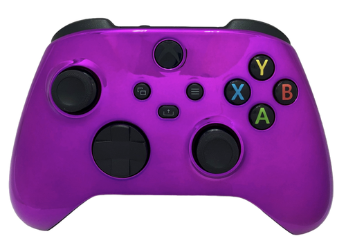 Custom Microsoft Xbox Series X / S Controller - Glossy Chrome Purple