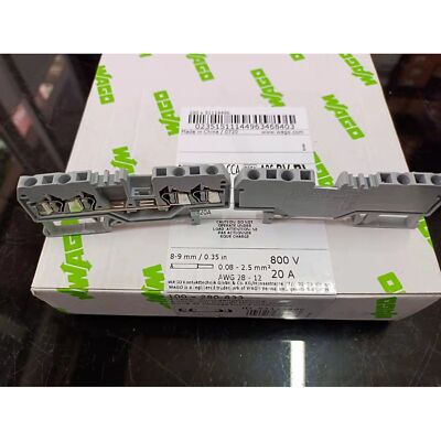 100PCS/1BOX New 280-833 For   Through Terminal  , 800V 20A, 28-12AWG #F14*