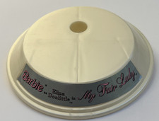 VTG 1985 Mattel Barbie Doll Display Replacement Stand Base-My Fair Lady -Pink