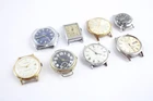 Vintage Mechanical Watch Heads Seiko Timex SPARES/REPAIRS x 8