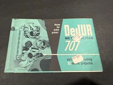 DeJUR Metropolitan 707 Movie Camera Instructions....Free Shipping