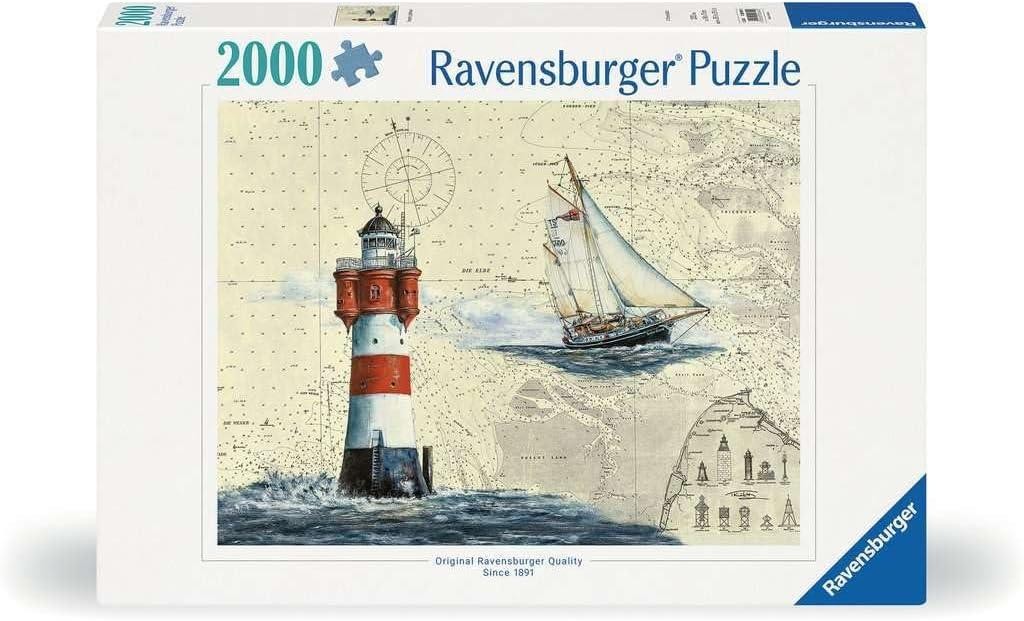 Lighthouse Maritime Puzzle 2000 Piece Lighthouse Shipping Jigsaw Puzzle