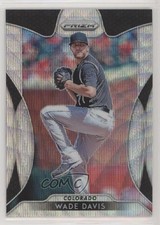 2019 Panini Prizm Blue Wave Prizm 4/60 Wade Davis #34 4z8