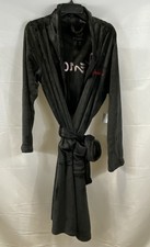 Accappatoio uomo Fender nuovo con etichetta nero rosso logo pile con cappuccio loungewear taglia M