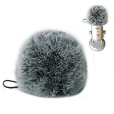 Pop Filter for Blue Yeti Microphone, Mic Cover Furry Microphone Windscreen wi...