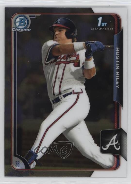 2015 Bowman Draft Chrome Austin Riley #157 02ze