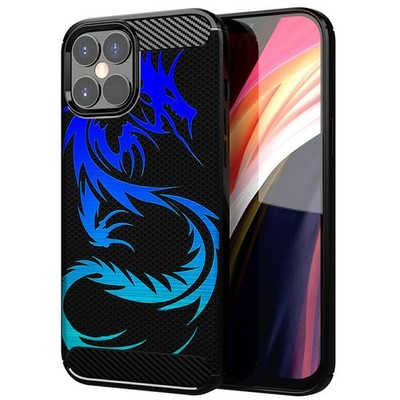For [iPhone 12 Mini (5.4'')][Flex TPU Fiber SET10] Shock Slim Flexible Case