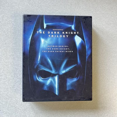 The Dark Knight Trilogy Blu-ray Box Set 5-Disc Warner Bros Christian Bale Blue
