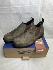 BLUNDSTONE Men’s 2036 Original Slip On Rustic Brown Boots - New With Box RRP£165