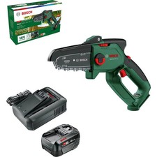 Image of Bosch EASYCHAIN 18V-15-7 P4A 18v Cordless Brushless Chainsaw 150mm 1 x 4ah Li-io