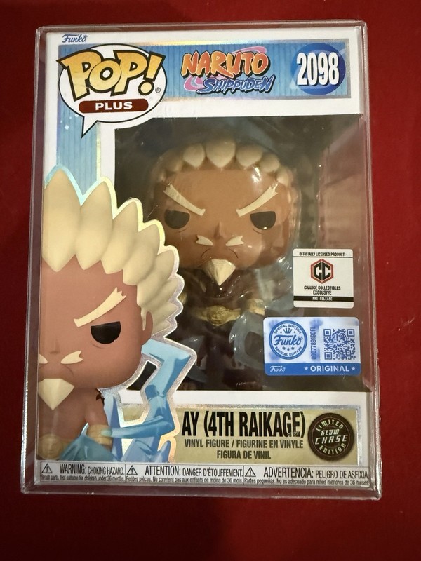 Funko Pop! Plus: Naruto Ay 4th Raikage Chase Glow Chalice Collectibles Exclusive