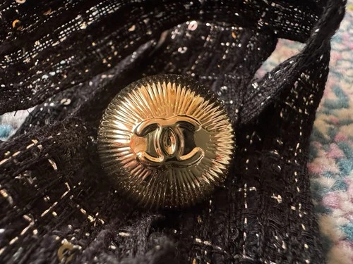 Chanel Gold Tone Charm on a Ribbon Holiday Christmas 2025  Brand New