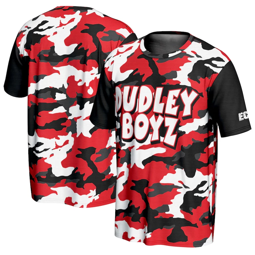 Men The Dudley Boyz 3D All over Print T-Shirt S-5XL QT893