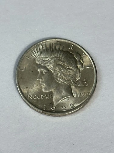 1922 Peace Silver Dollar $1 Coin – Circulated – U.S. Mint – 90% Silver