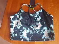 Marks and Spencer GOODMOVE Top size 12 black/turq mix