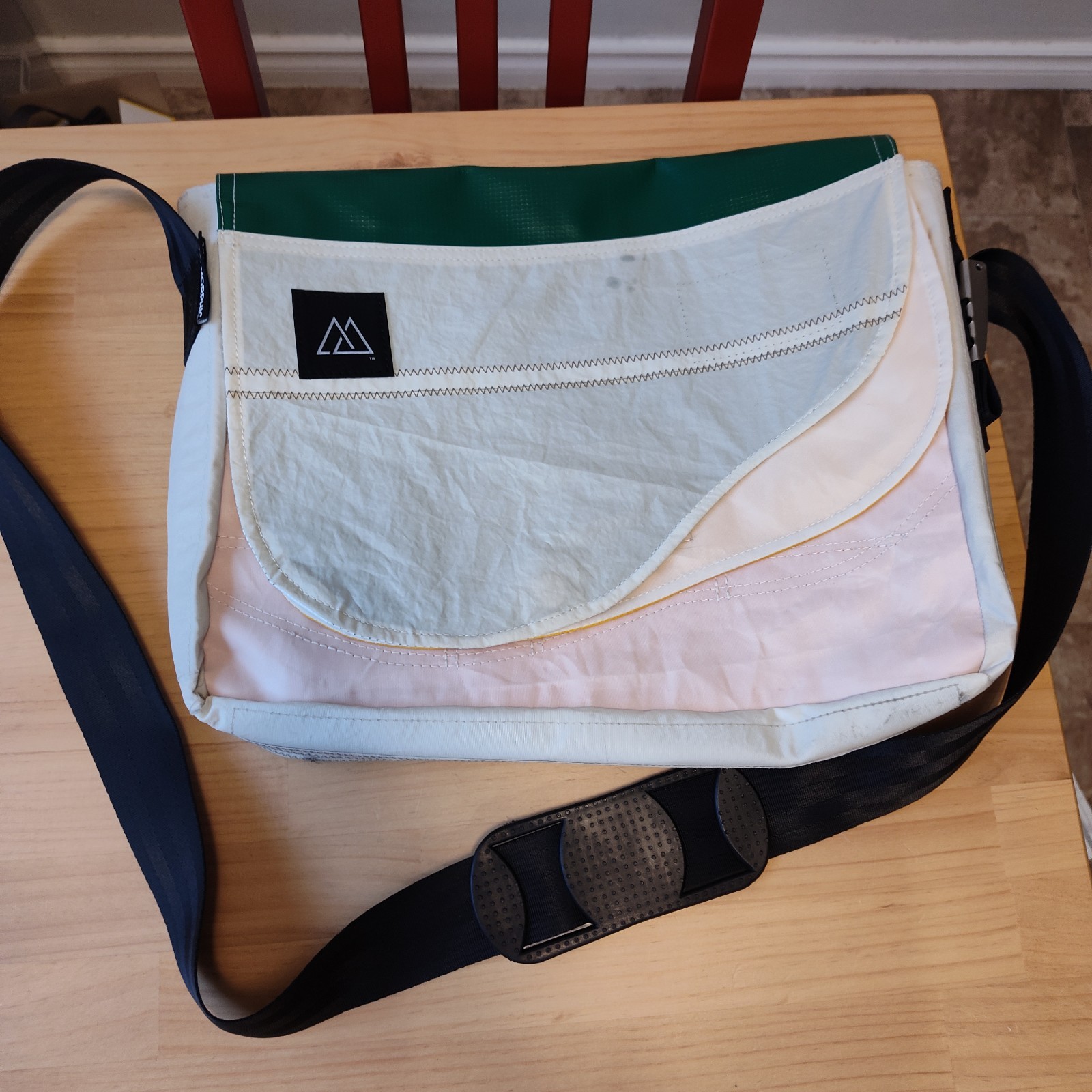 Metamorphic Gear Upcycled Material Messenger Bag - image 1