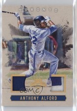 2017 Panini Diamond Kings DK Materials Holo Gold 33/49 Anthony Alford 5c9