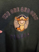 Vintage Disney Store Tigger Sweatshirt Size XL Fleece Crewneck The One and Only
