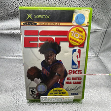 SEGA ESPN NBA 2K5 Microsoft Xbox w/ Case & Disc E NTSC-U/C 2004 Online