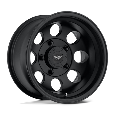 SET 4) Pro Comp PA69 Vintage 15x10 5x139.7 -47mm Flat Black Wheels