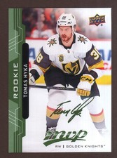 2018-19 Upper Deck MVP Hockey Green Script Rookie Parallel #245 Tomas Hyka