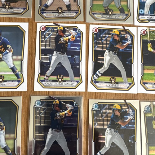 2026 Bowman Baseball , Milwaukee Brewers set of cards lot 3 - 第 10/14 張圖片
