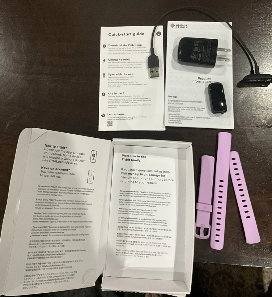 Rastreador de salud y estado físico Fitbit Inspire 3 - Lila Bliss banda apenas usada sin usar Foto 2 de 4