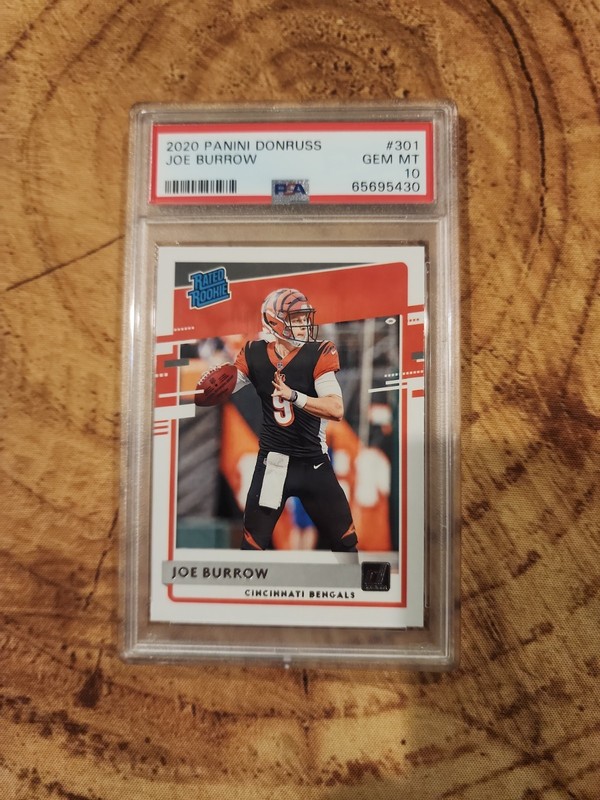 PSA 10 2020 DONRUSS RATED ROOKIE JOE BURROW