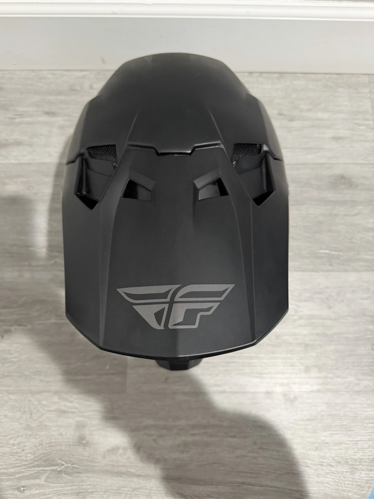 FLY RACING MATTE BLACK FORMULA CC DOT FULL FACE HELMET SIZE MEDIUM WITH CASE