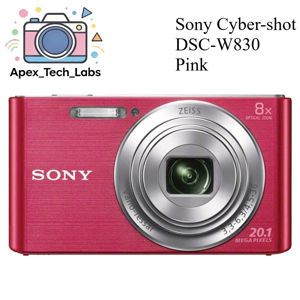 Sony Cyber-shot DSC-W830 3-9.9x Optical Zoom Digital Cameras for