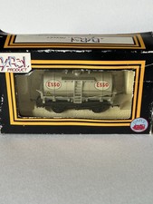 OO Gauge Dapol B134 12T Tanker Esso Silver with Box - Good Condition