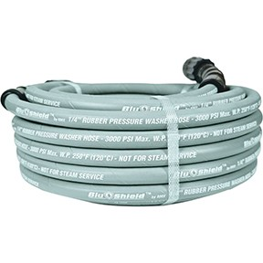 #ad Blushield Rubber Pressure Washer Hose Assembly 1 4in x 50ft w M22 Non Marking $95.98