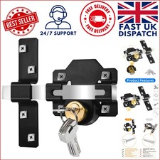 Stainless Steel Mortise Lock for Wooden Gates - Easy Install & Secure Locking