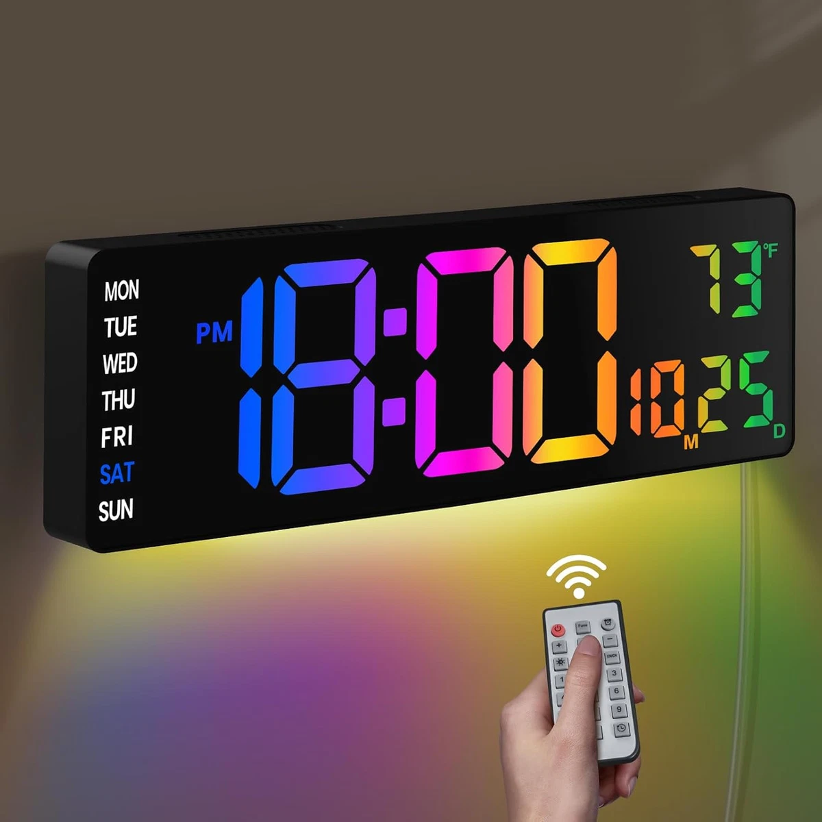 Orologio sveglia robot cartoon con grande testa, grande schermo, display digale, cosmonauta spaziale, orologio da tavolo per bambini - Cina Orologio elettronico a LED e LED sveglia prezzo