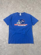 2000s Vintage Boise State Football Blue T Shirt Size L