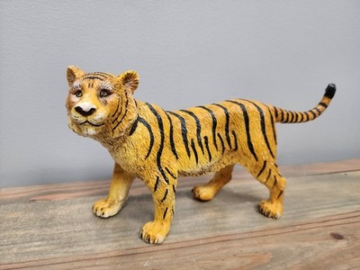 Bullyland Tiger Toy Figure Made In Germany Hand Painted 10''