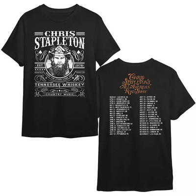Chris Stapleton All American Road Show Tour 2024 T-Shirt, Chris Stapleton Gifts